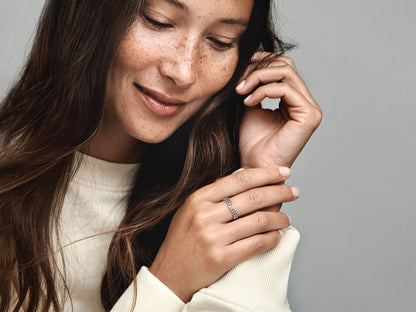 Wheat Grains Wishbone Ring