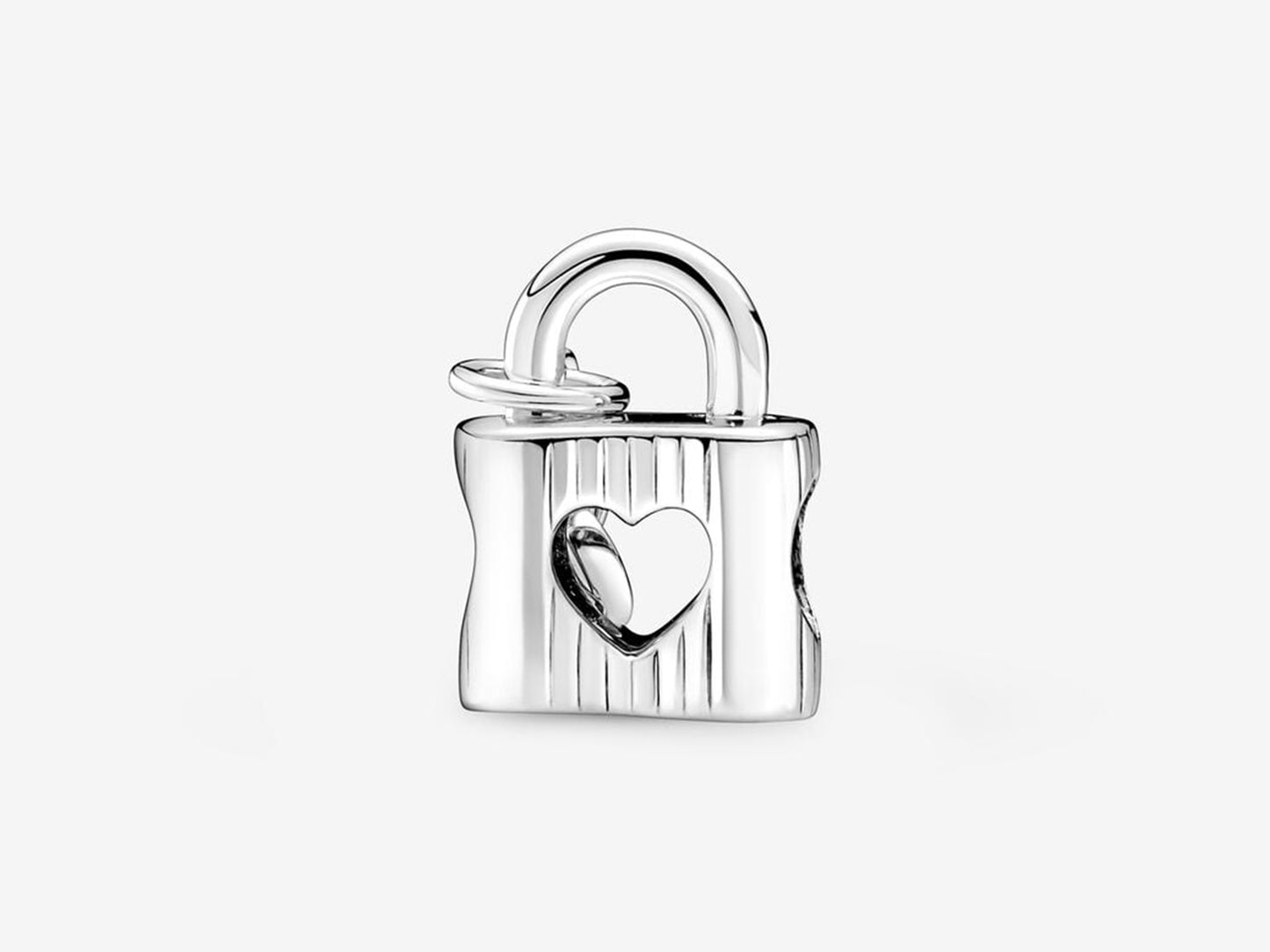 Padlock & Heart Key Charm