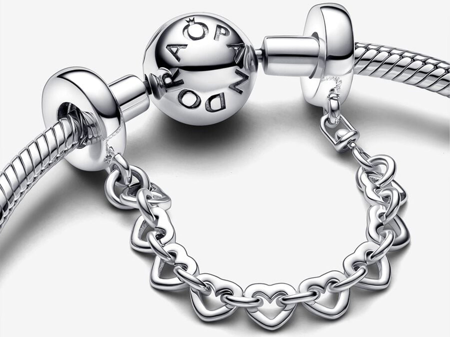 Linked Hearts Safety Chain