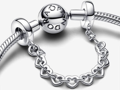 Linked Hearts Safety Chain