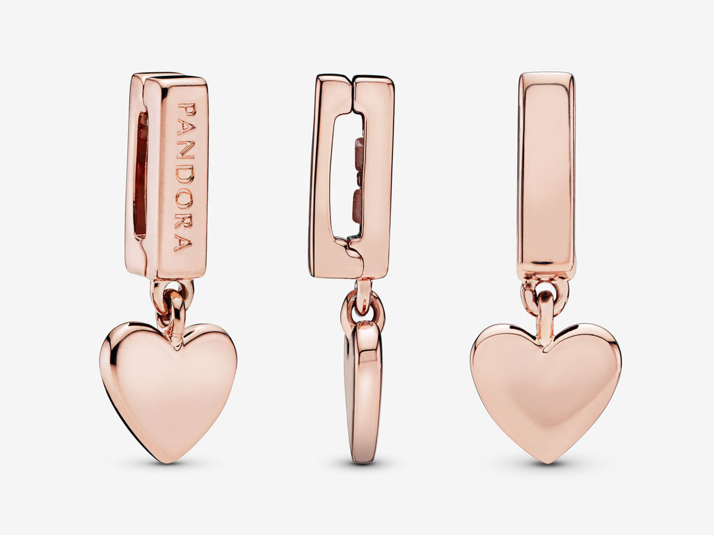 Chic Heart Clip Charm