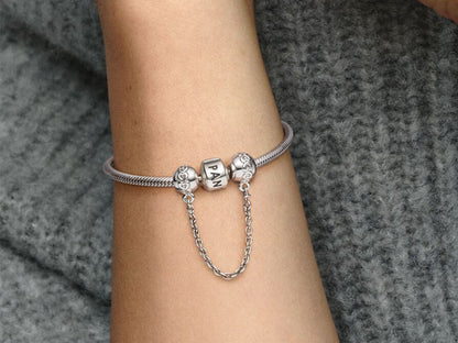 Band of Hearts Safety Chain Charm