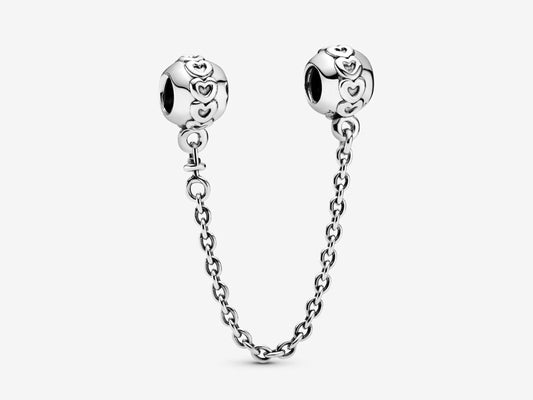 Band of Hearts Safety Chain Charm