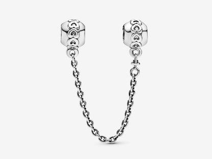 Band of Hearts Safety Chain Charm
