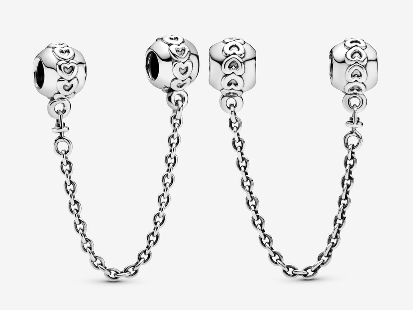 Band of Hearts Safety Chain Charm