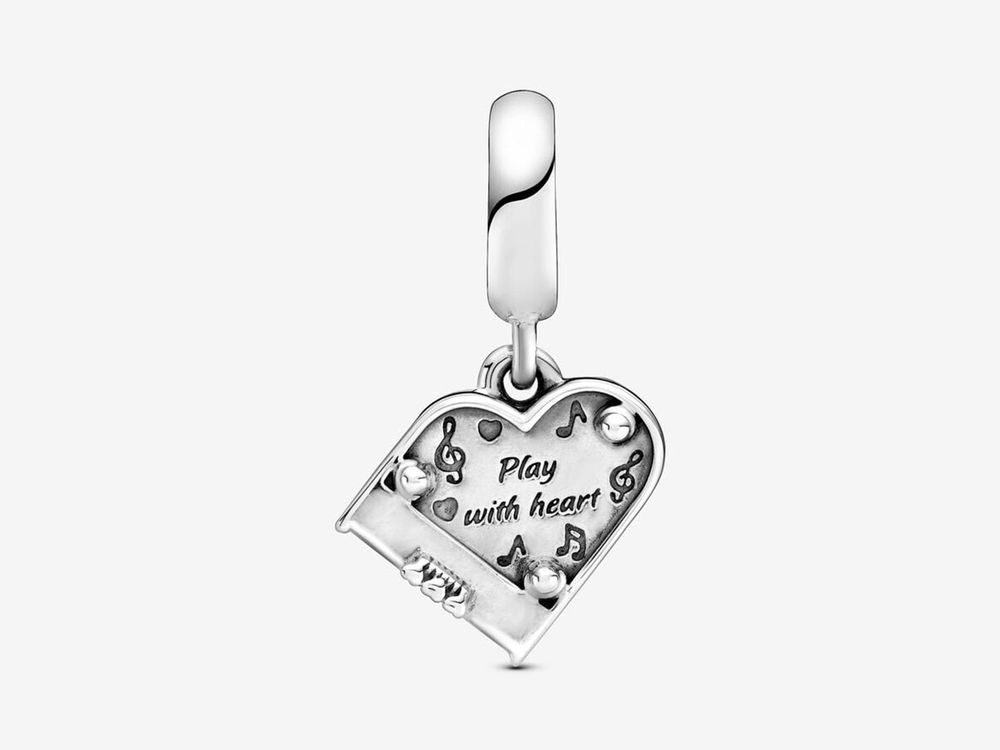 Heart Piano Charm