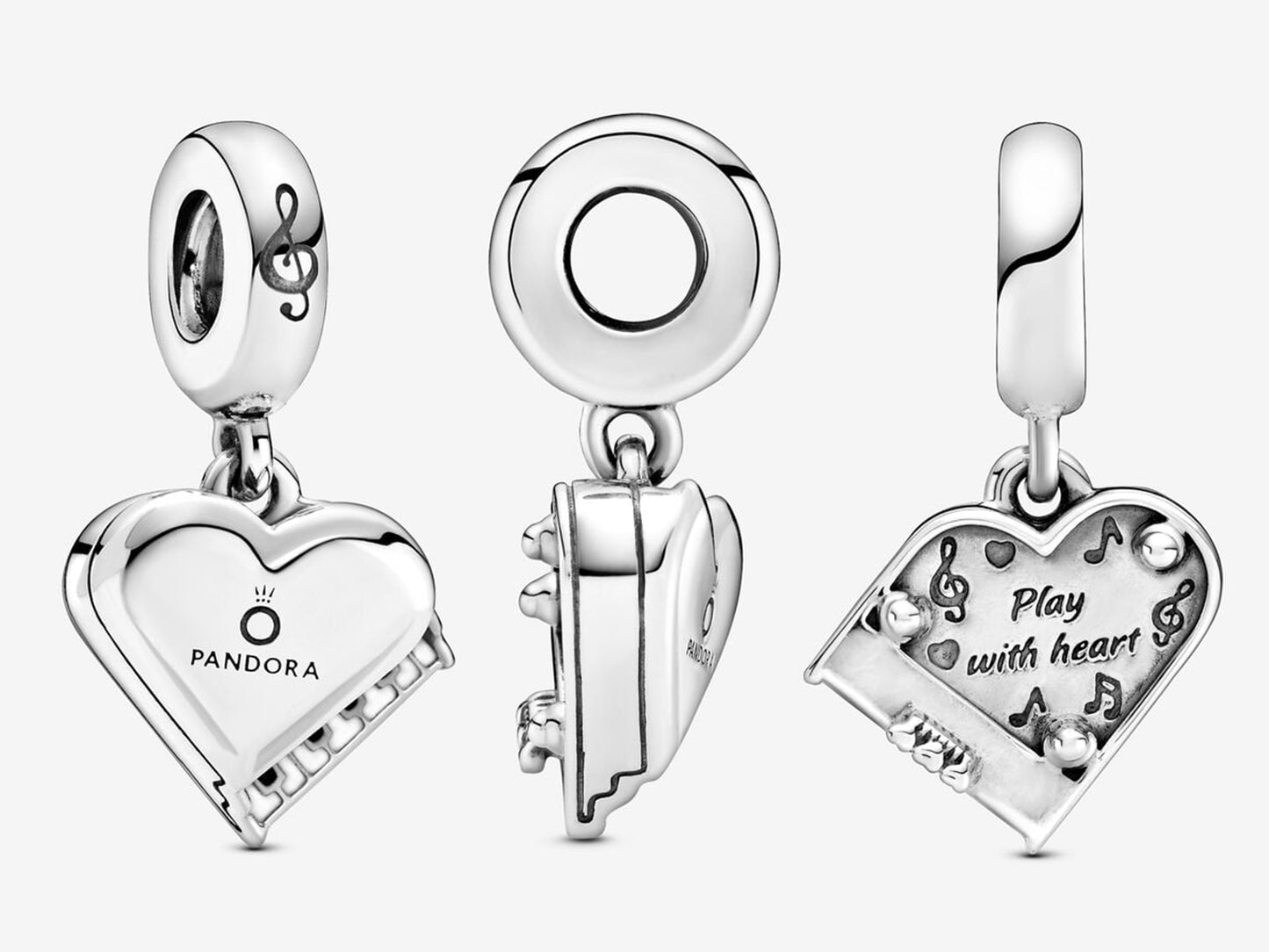 Heart Piano Charm