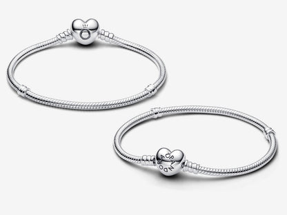 Heart Clasp Snake Chain Bracelet