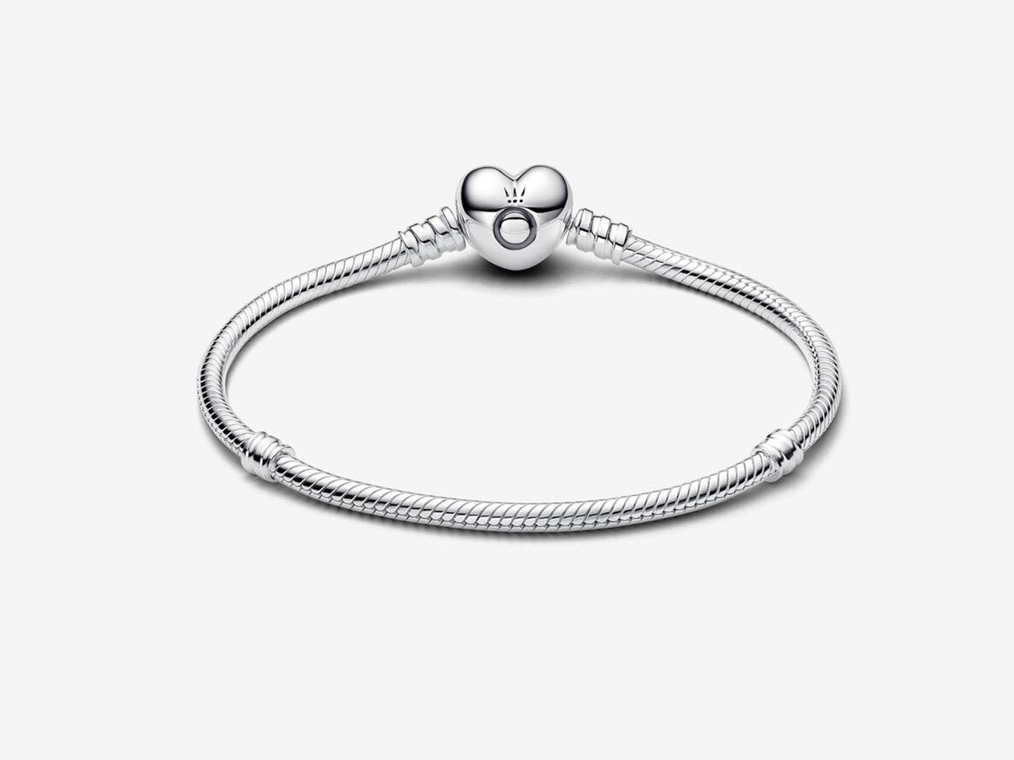 Heart Clasp Snake Chain Bracelet