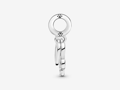Hearts & Paw Print Dangle Charm