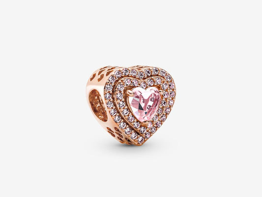 Sparkling Levelled Heart Charm