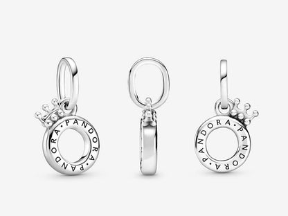 Hollow Crown O Pendant