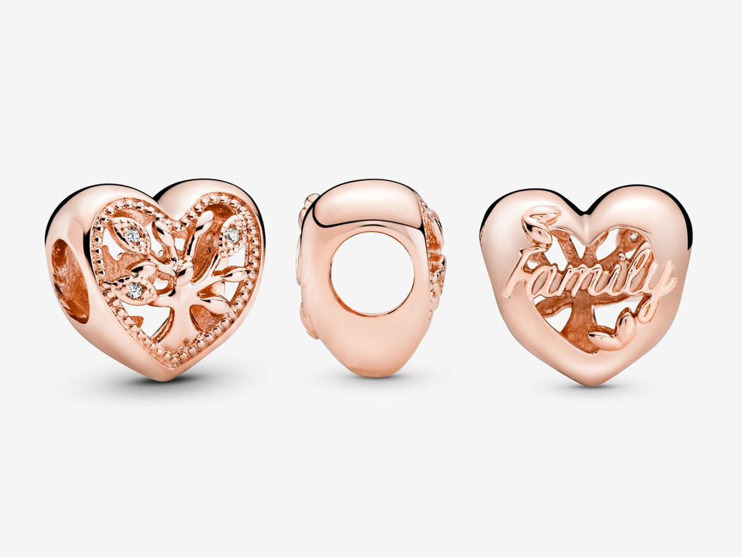 Hollow Family Tree Charm