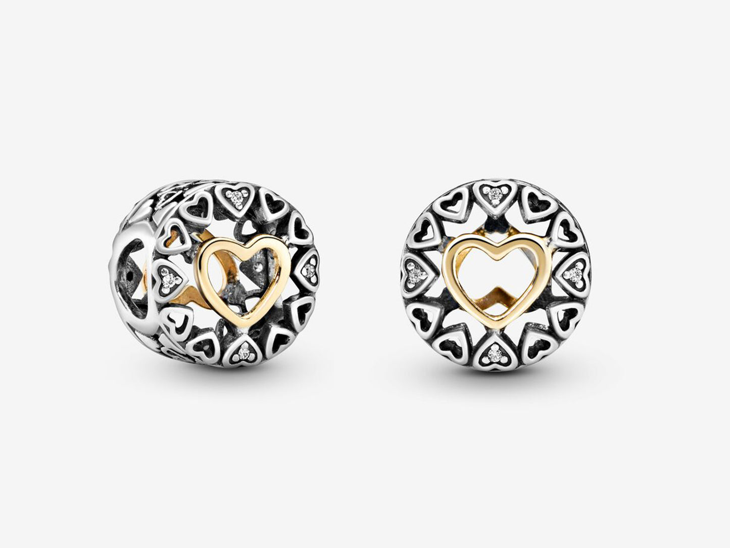 Hollow Heart Charm