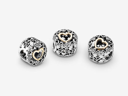 Hollow Heart Charm
