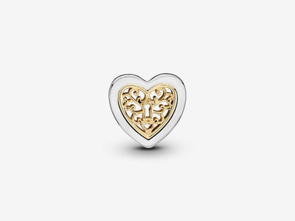 Hollow Love Heart Charm