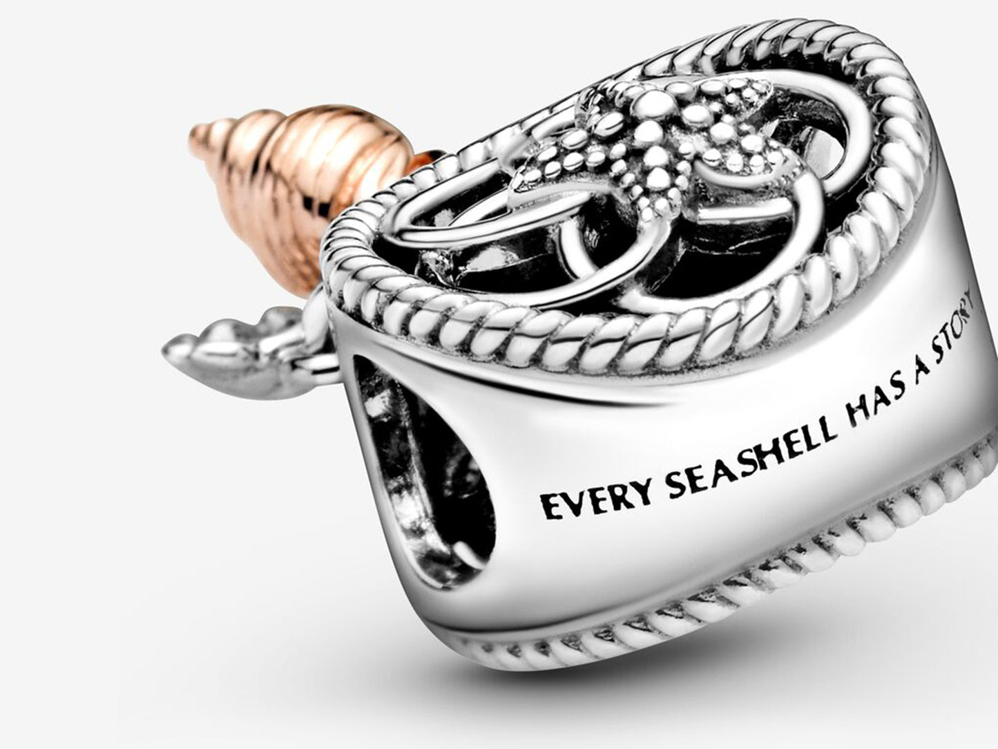 Hollow Seashell Dreamcatcher Charm