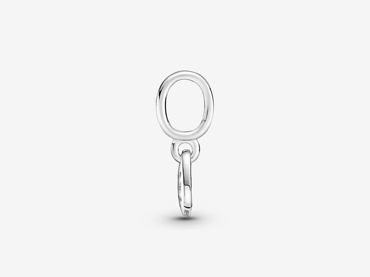Inclined Blue Heart Charm