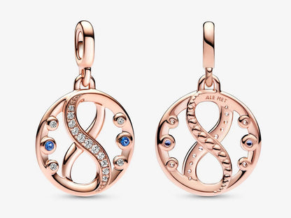 Infinity Symbol Medallion Charm