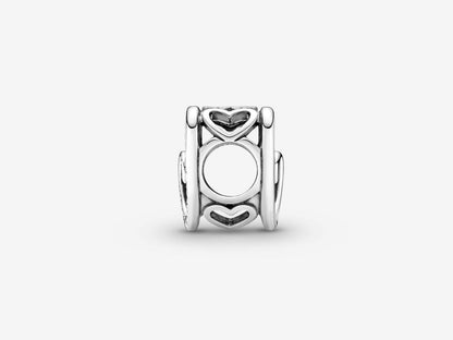 Entwined Infinite Hearts Charm