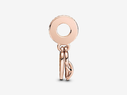 Love You Infinity Heart Dangle Charm