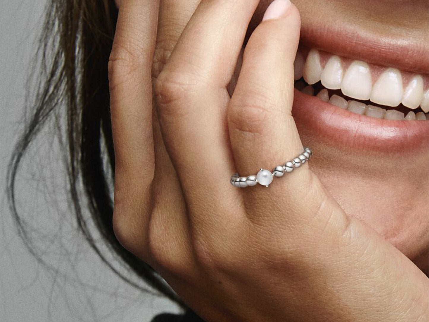 Ivory Bead Elegance Ring