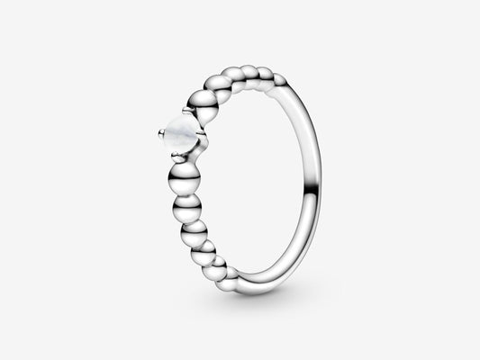 Ivory Bead Elegance Ring