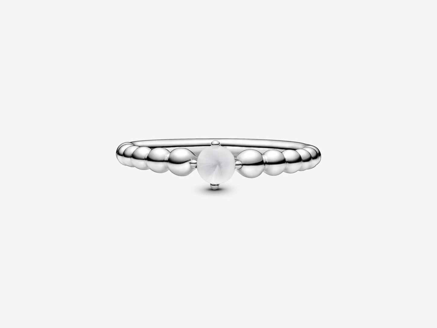 Ivory Bead Elegance Ring