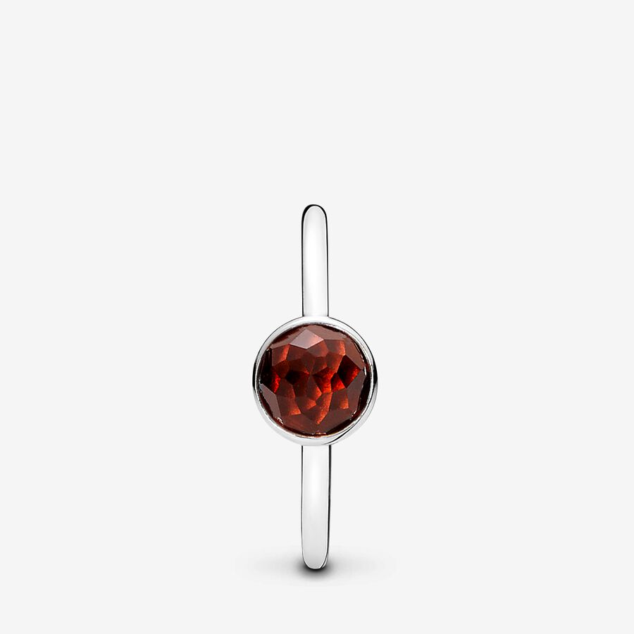 January Droplet Gem Ring