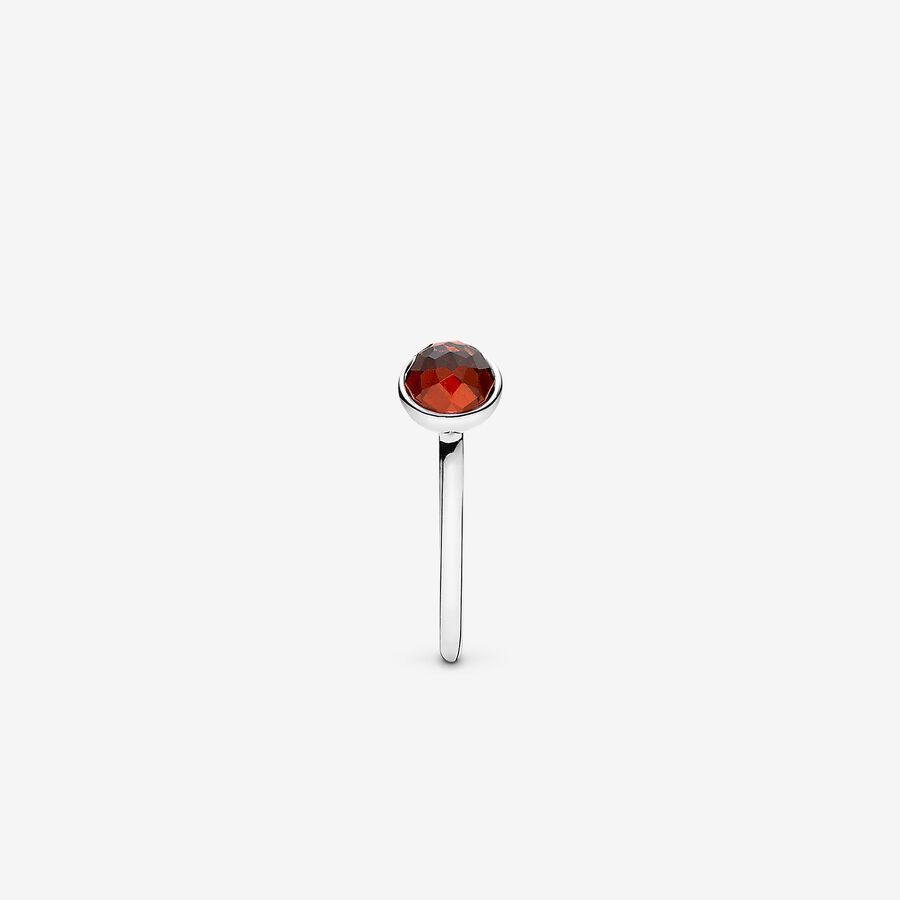 January Droplet Gem Ring