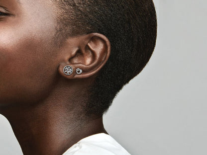 Knot of Love Silver Stud Earrings