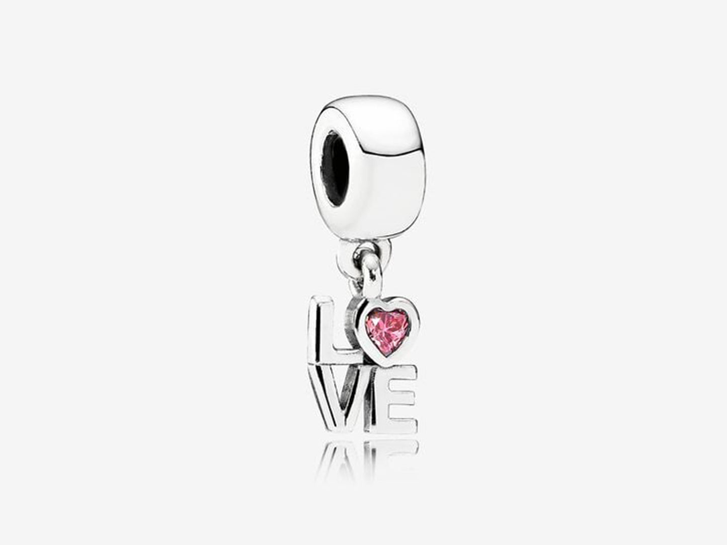 LOVE Gemstone Charm