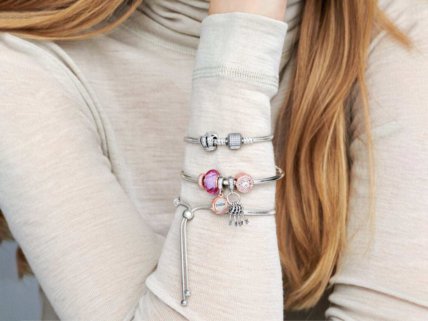 Lavender Murano Charm