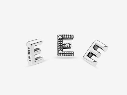 Letter E Mini Charm