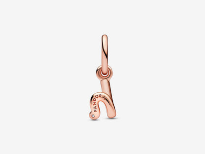 Letter H Script Alphabet Dangle Charm