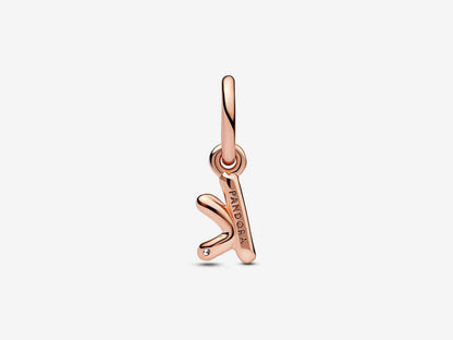 Letter K Script Alphabet Dangle Charm