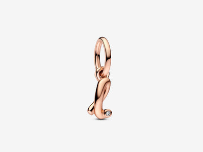 Letter l Script Alphabet Dangle Charm