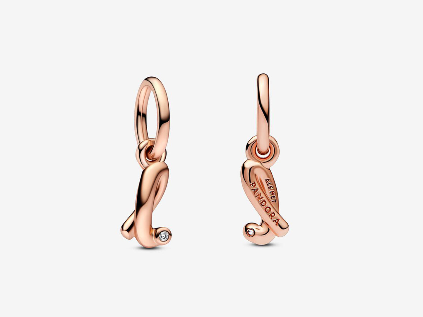 Letter l Script Alphabet Dangle Charm