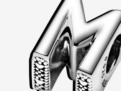 Letter M Alphabet Charm