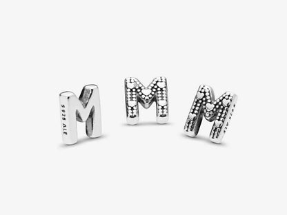 Letter M Mini Charm