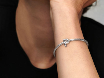 Letter P Alphabet Charm