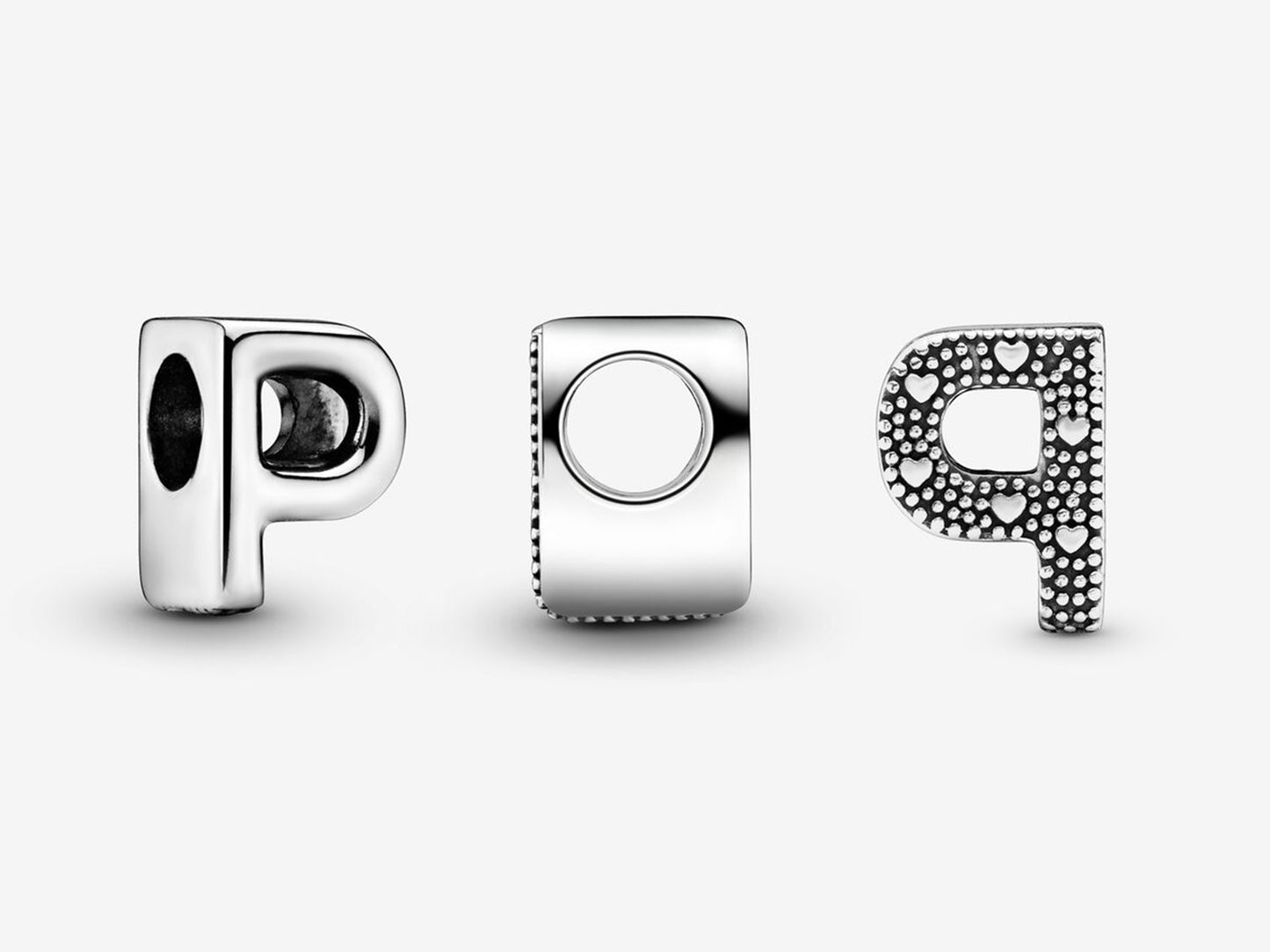 Letter P Alphabet Charm