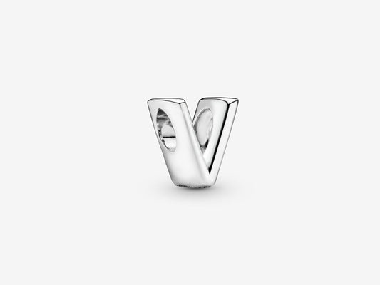 Letter V Alphabet Charm