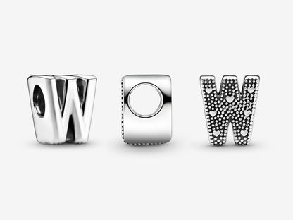 Letter W Alphabet Charm