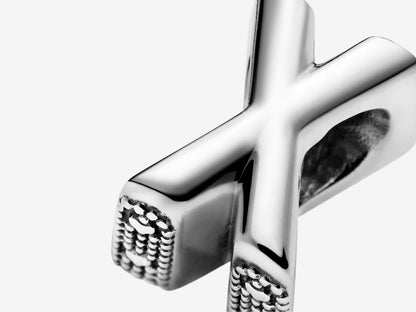 Letter X Alphabet Charm