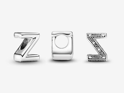 Letter Z Alphabet Charm