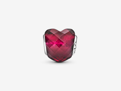 Light Red Heart Charm
