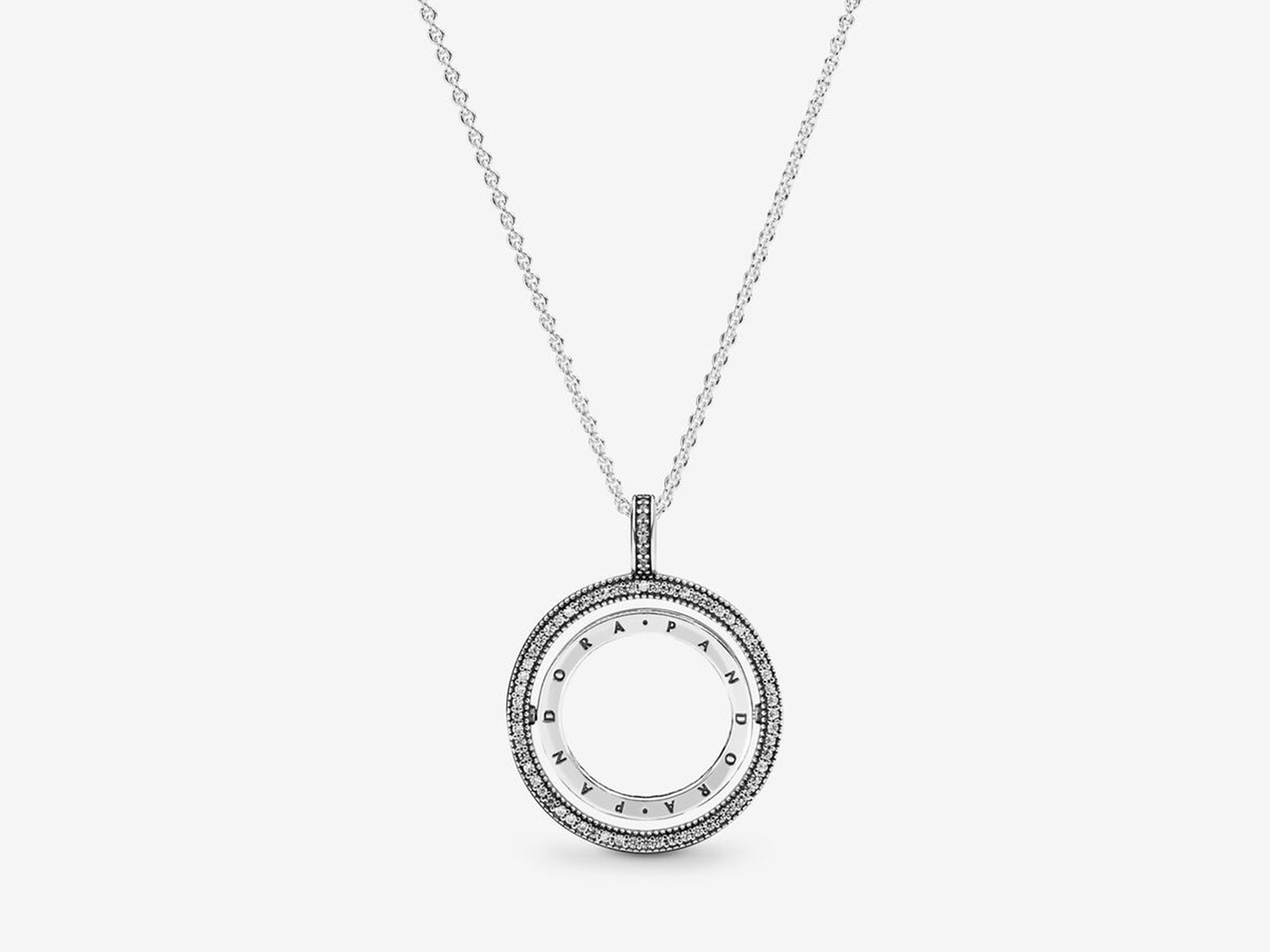 Rotating Medallion Necklace