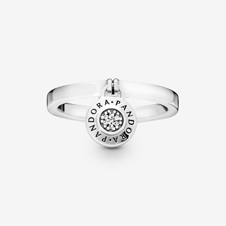 Logo Lock Dangle Ring