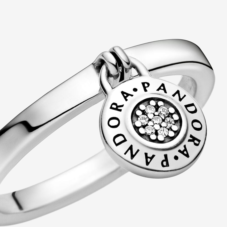 Logo Lock Dangle Ring